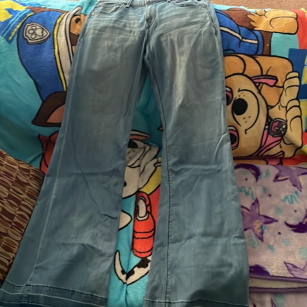 Express wide leg flare jeans. Worn only a few times. Moderate stretch material.